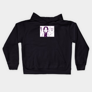 smug anime girl Kids Hoodie